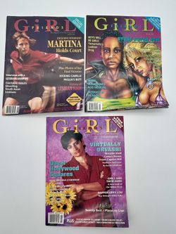 Lot of 3 Girlfriends Magazines 1995 Issues