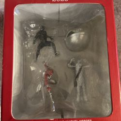 Hallmark Keepsake Ornaments Star Wars and Marvel Heroes Set of 4 Disney 2023