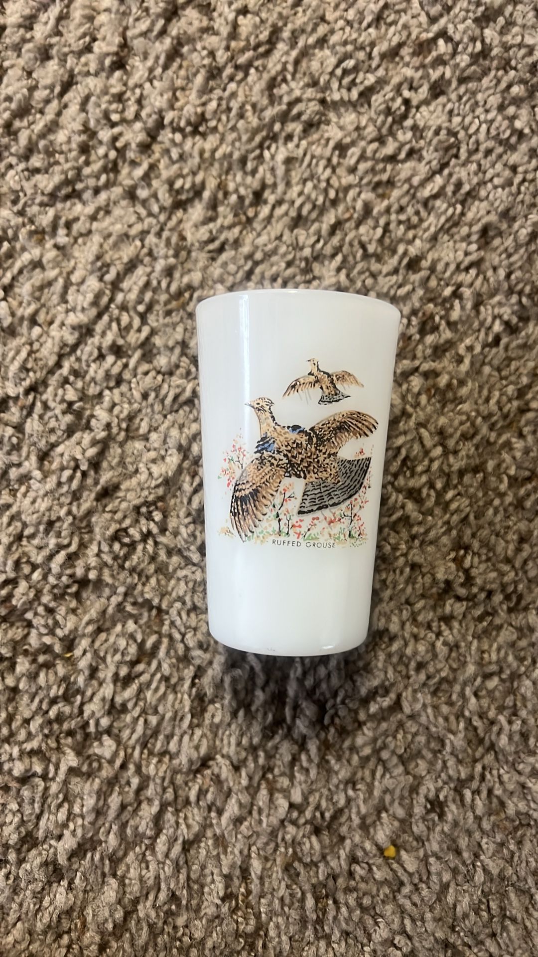 Federal Glass Milk Glass Shot Glass f