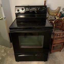 Whirlpool Black Stove