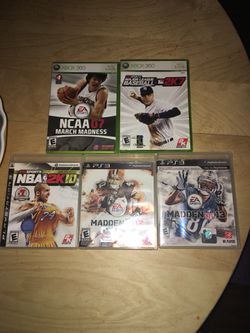 Lot of PS3 and Xbox 360 sport games