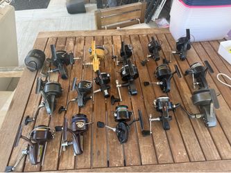Vintage Fishing Spinning Freshwater Saltwater Spinning Reels Garcia Mitchell Etc