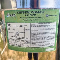 D.E. Filter for Swimming Pool 
