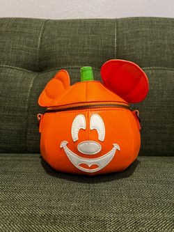 Loungefly Mickey Mouse Pumpkin Crossbody Bag