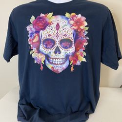 Skull T-shirt, NEW, Alternative Brand, Size Large, (item 336)