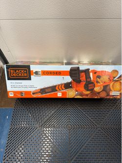 Black+Decker electric Chainsaw