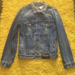 Palm Angels Light Blue Jean Jacket