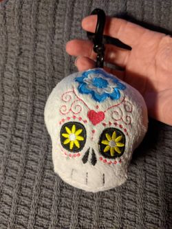 Sugar Skull 🍬💀 Fun Soft & Squishy Keychain