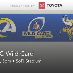 RAMS vs VIKINGS Wild Card Game!!