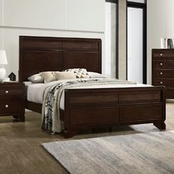King bed & nightstand