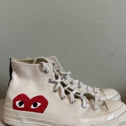 Comme Des Garcon Cream Converse 