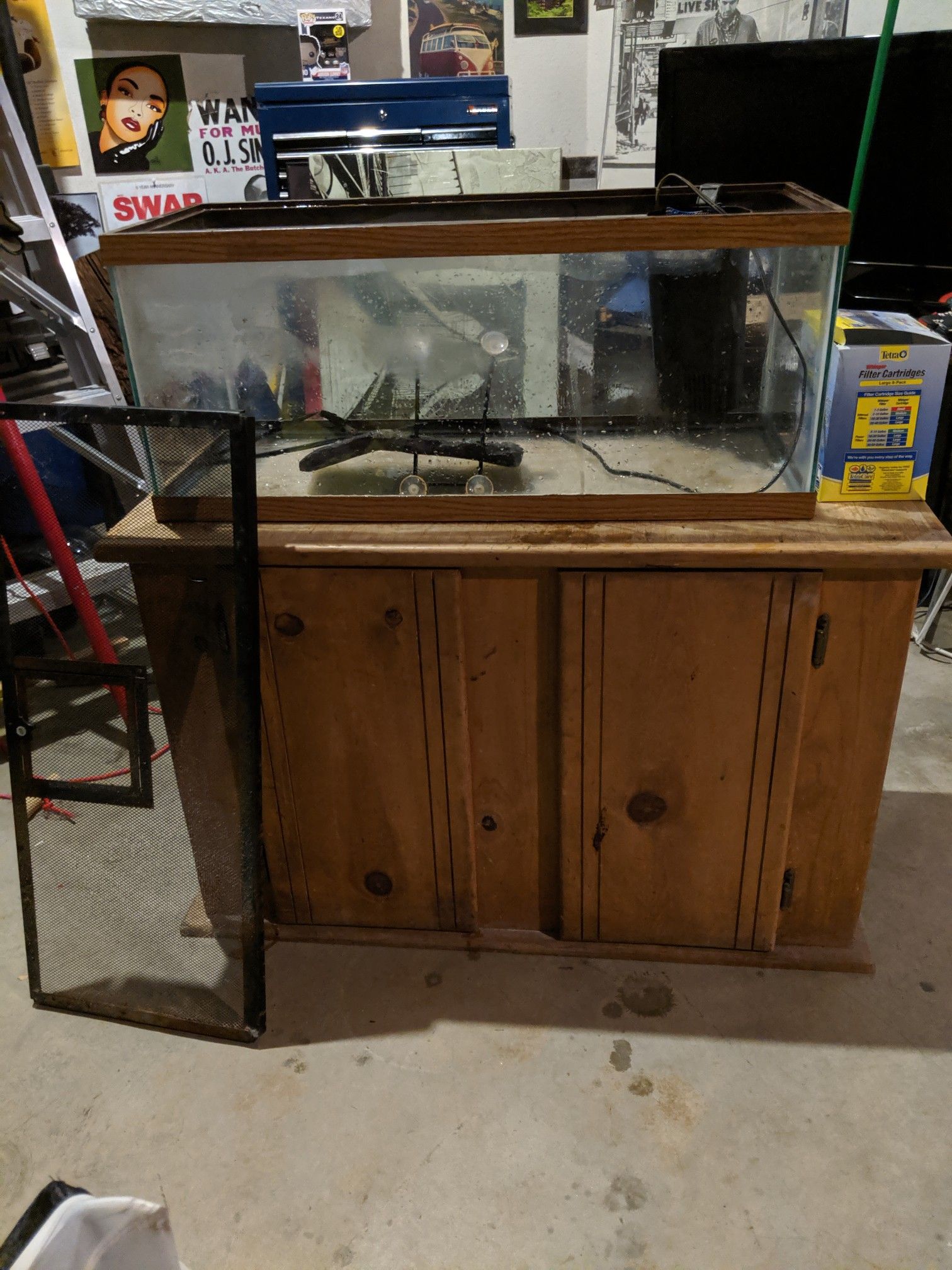 Fish/Reptile Aquarium W/Stand