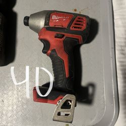 Milwaukee Impact Drill And Battery