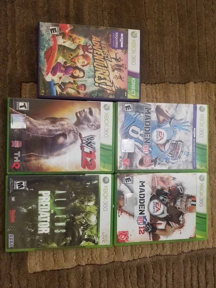 Xbox 360 Game Lot of 5