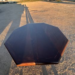 Wooden Table With 2 Leafs With Fresh Stain