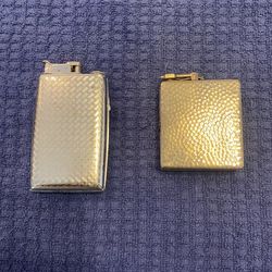 Antique Cigarette Cases/lighter Combo