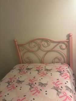 Pink size bed frame