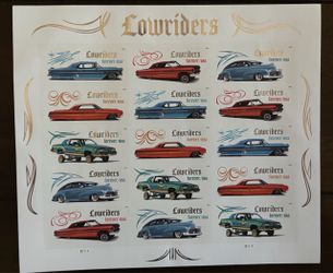 Limited Edition USPS Lowrider Stamps
