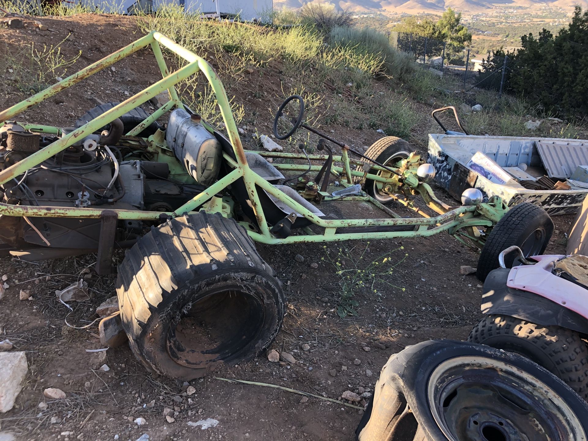 Corvair Dune buggy frame/body and rims