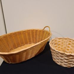 2 Wicker Baskets