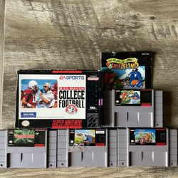 Super Nintendo Games Lot