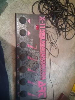 Art x-11 midi master controller foot pedal