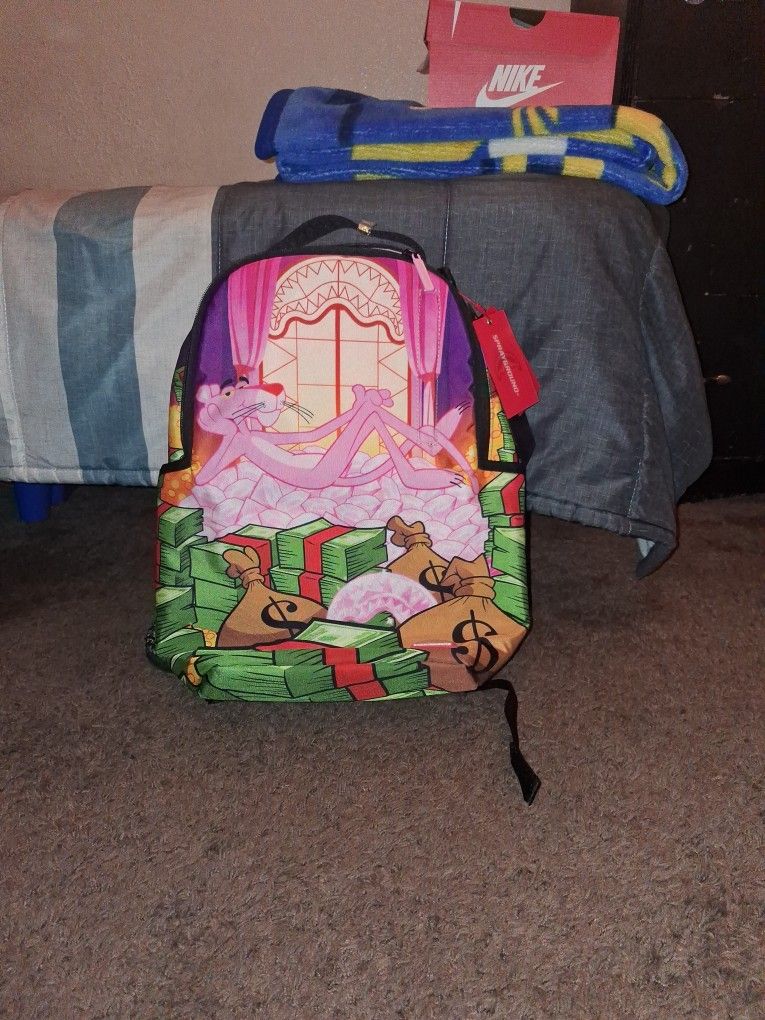 Sprayground Backpack 100 Pink Panther