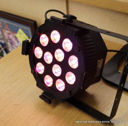 American DJ 12P Hex Stage Lighting Concert Venue Effects LED ADJ 12P HEX RGBAW+UV Par Used 