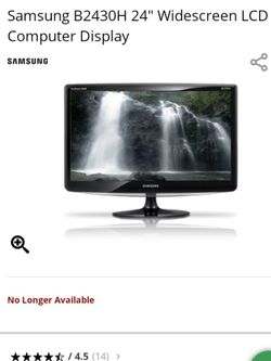 Beautiful  Picture 24" Samsung High DEF Computer Monitors