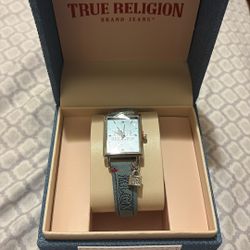 TRUE RELIGION WATCH DENIM BAND