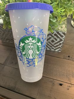 Starbucks confetti cup