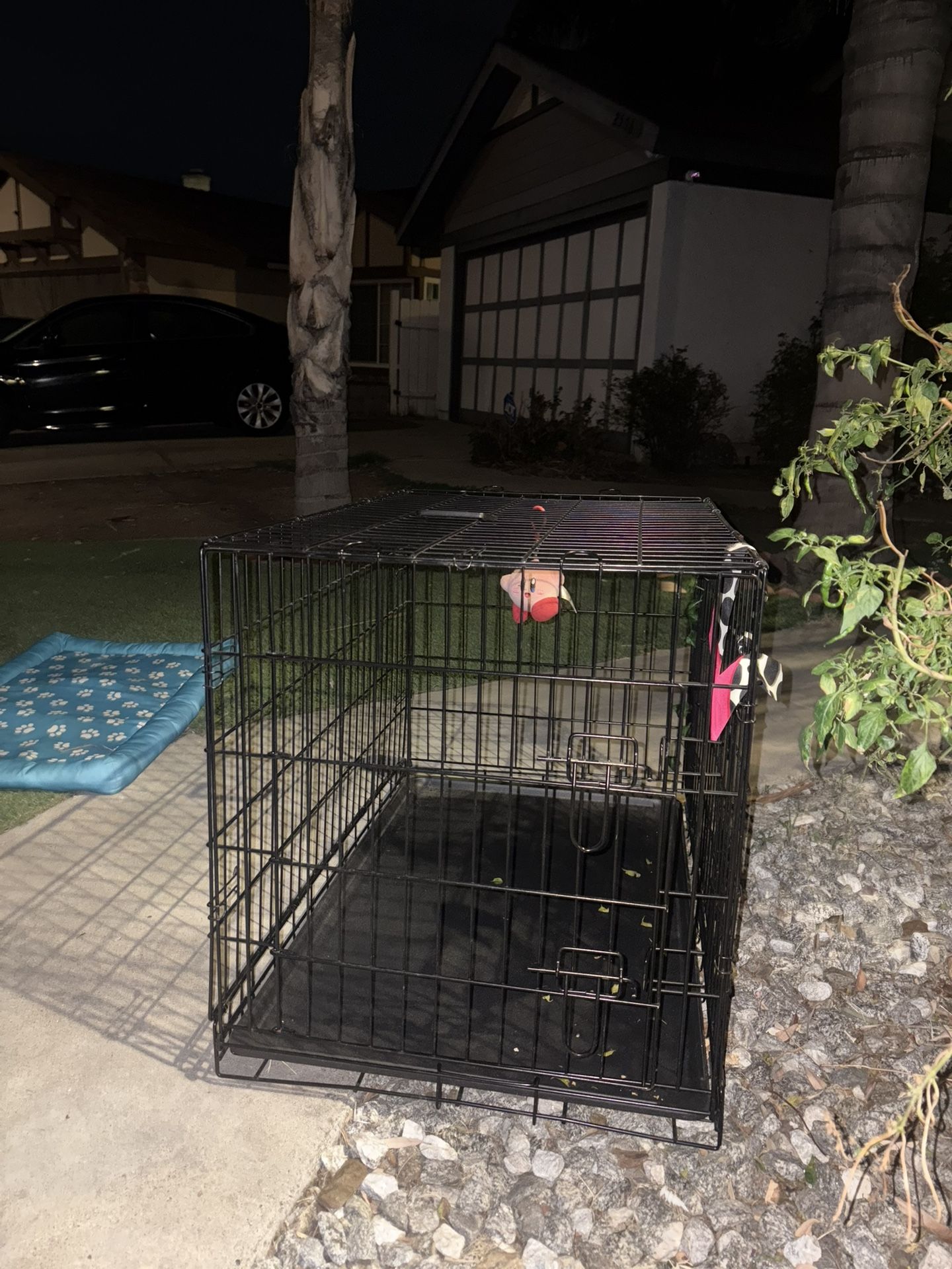 Medium barely used dog cage
