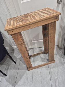 Custom Made  Counter Hight Side Table 