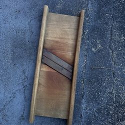 Old Kitchen Tools Home Decor Cabbage Slicer Wooden Vintage Mandolin, 