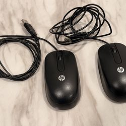 2x Black Mice - HP Computer Mouse ($10 each)