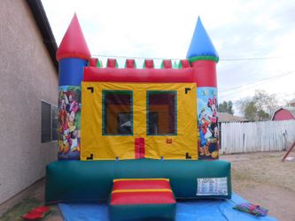 Brinca brinca mesas y sillas