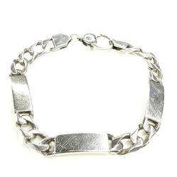  Milor Italian Sterling Silver Men’s Bracelet 