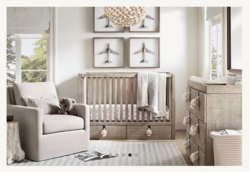 Restoration Hardware Wood Crib