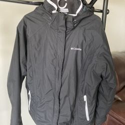 Columbia Black Winter Jacket For Sale