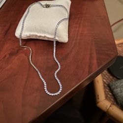 Sapphire Micro Tennis Necklace