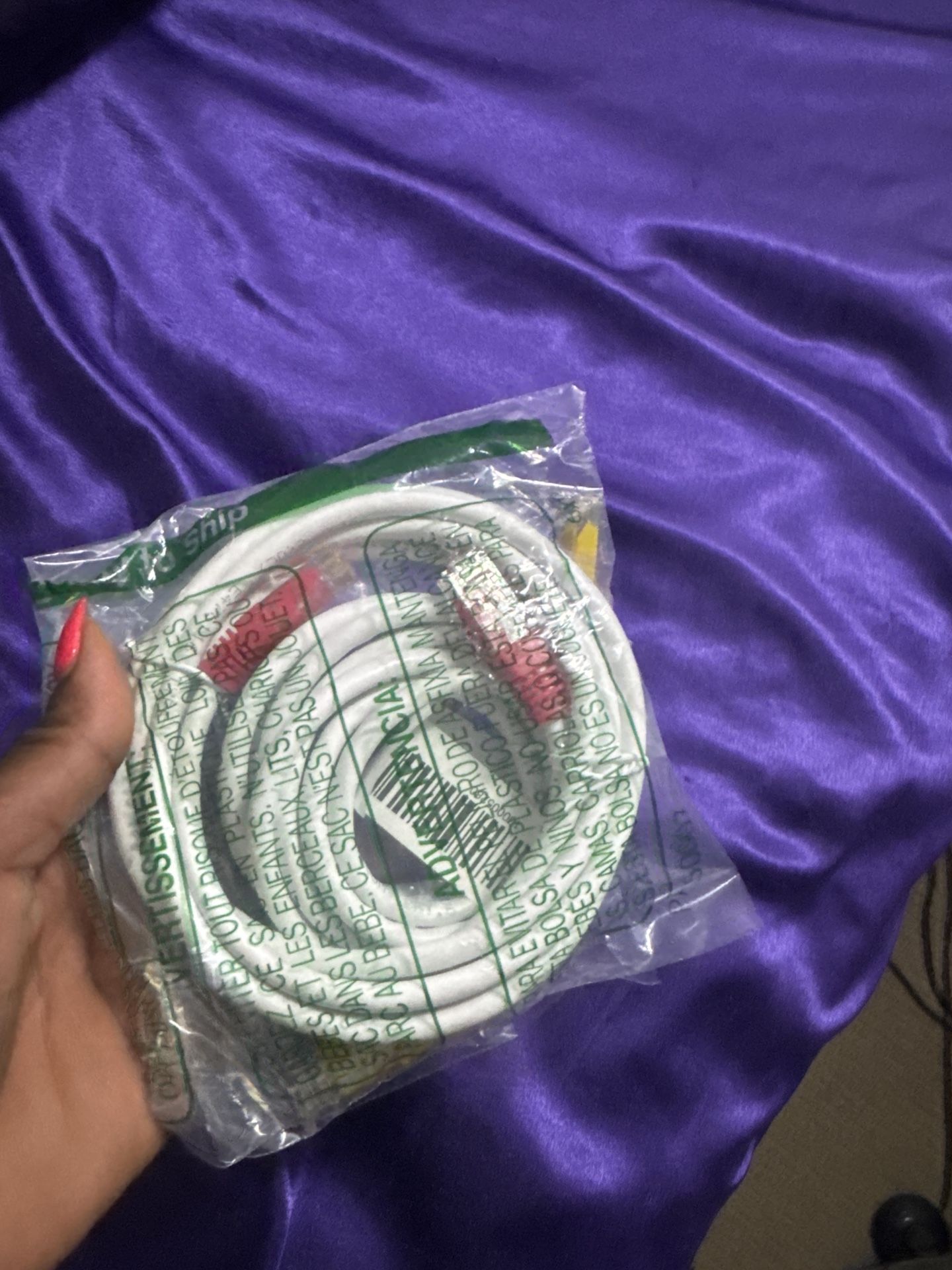 New 25ft Ethernet Cable – RJ45 – High Speed – White