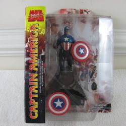 Marvel Select Captain America Collectors Edition Action Figure-New
