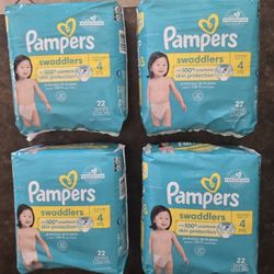 Pampers  size 4