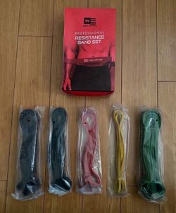 Resistance bands 5 pieces set NEW