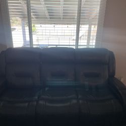 3 Piece Sofa, Loveseat And  Armchair, All Recline