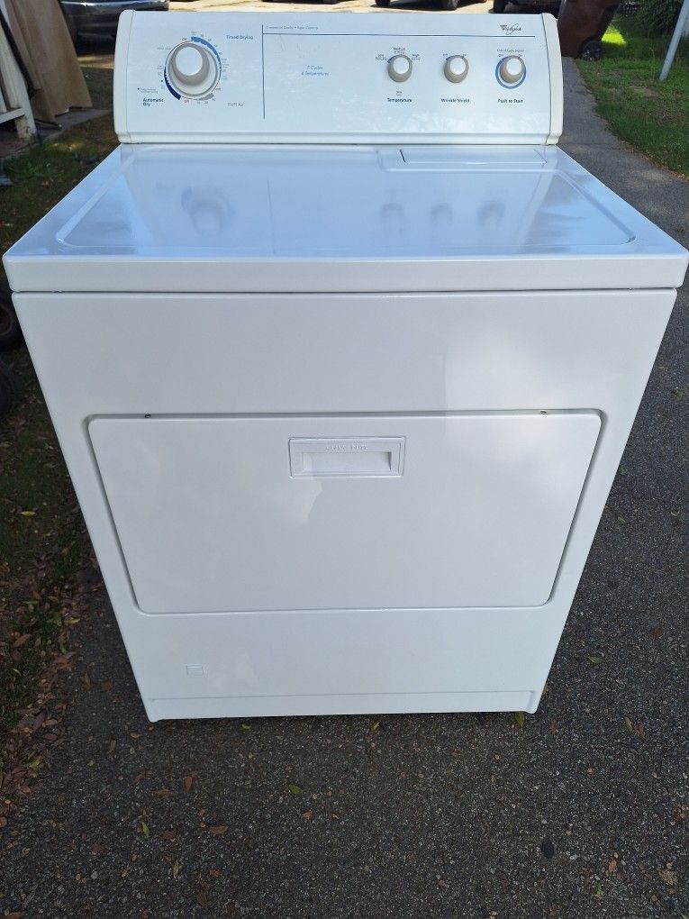 Secadora whirlpool con su parte nueva trabaja muy bien y en muy buenas condiciones y muy limpia con una semana de garantía.