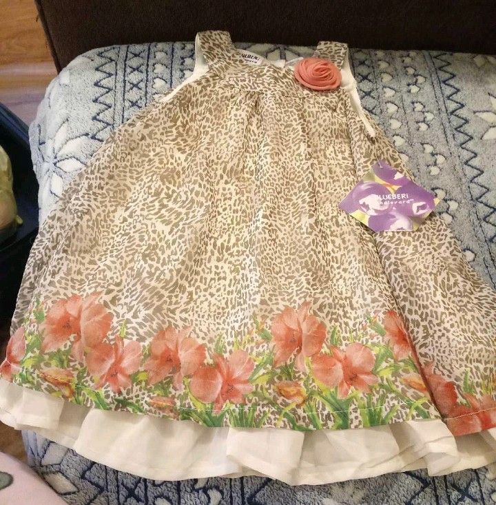 Blueberi Boulevard Toddler Dress ( New W Tags )