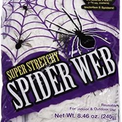 Halloween Decoration Giant Spider Web With Spiders 800sq Ft Each Pack 