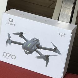 Brand New  DEERC Drone with Camera, D70 Drones with Camera for Adults 1080P HD 