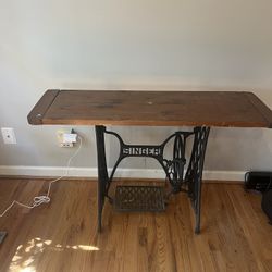 Antique Singer Table